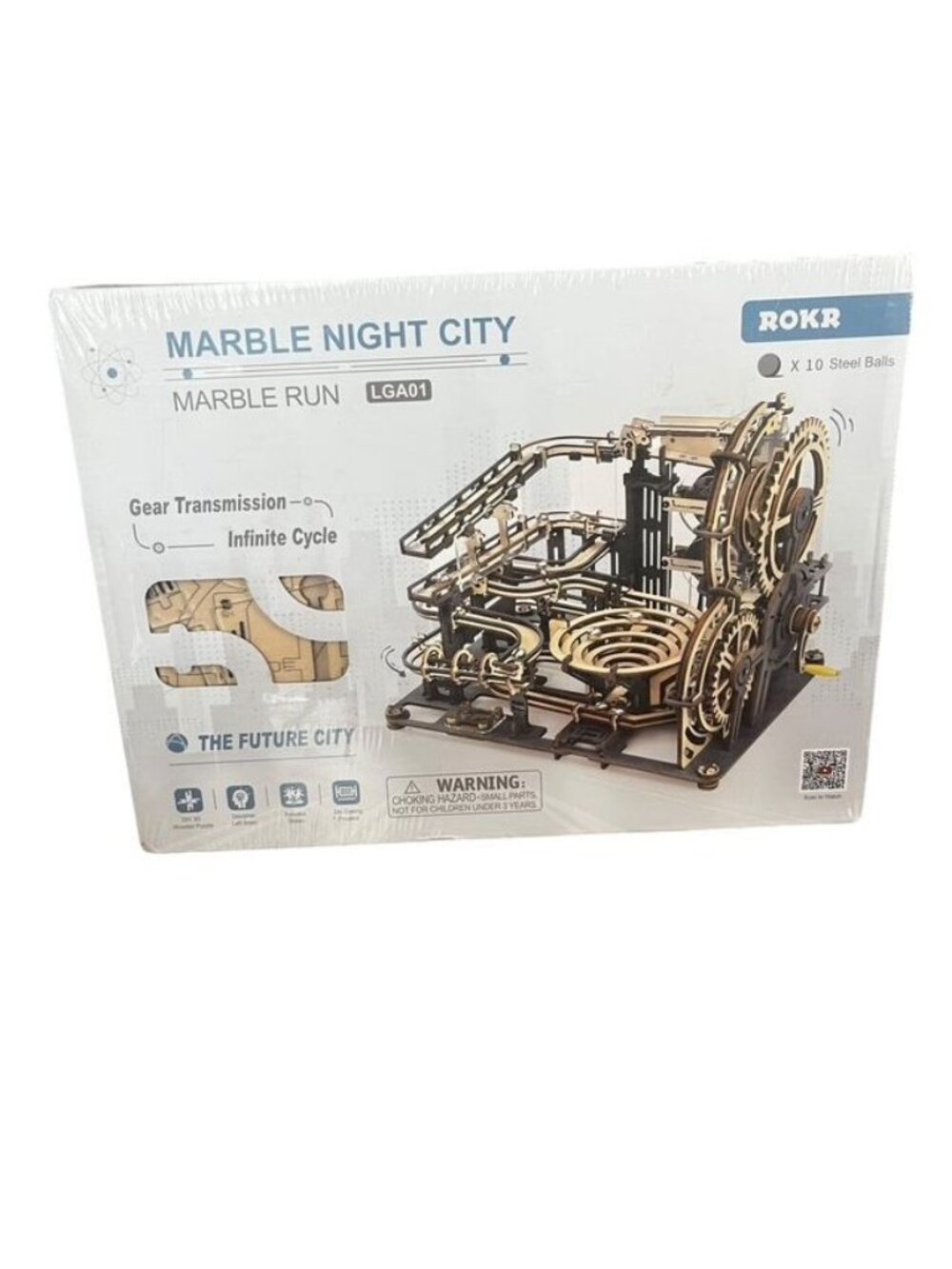ROKR Marble Night City Marble Run New Sealed